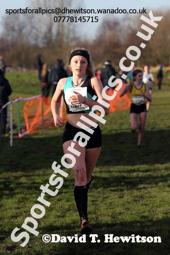 Under-17 womens Northern Cross Country  Championships, Pontefract. Photo: David T. Hewitson/Sports for All Pics